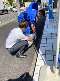 拠点周りの清掃！！